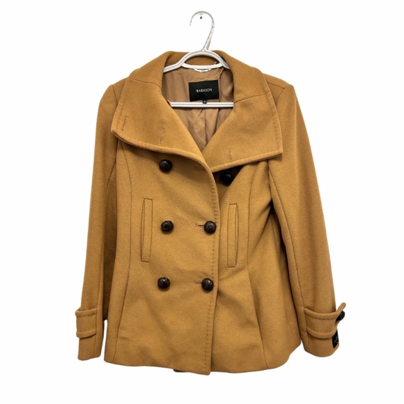 Babaton Camel Wool Peacoat | S - Picture 3 of 8